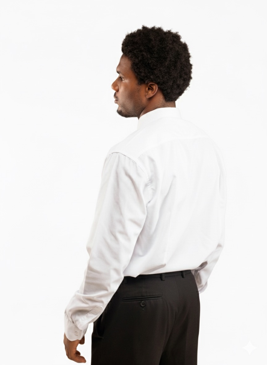 Model back view
